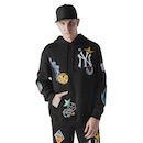 Blusão de Moletom New Era Canguru Fechado New York Yankees MLB Masculino - Foto 2