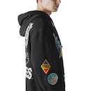 Blusão de Moletom New Era Canguru Fechado New York Yankees MLB Masculino - Foto 3