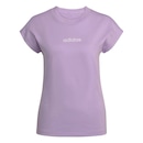 Camiseta Adidas Logo Linear Feminina - Foto 4