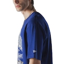 Camiseta New Era Oversize Los Angeles Dodgers MLB Masculina - Foto 5