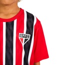 Kit Uniforme do São Paulo Jogo Braziline Mini Craque Infantil - Foto 4