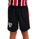 Kit Uniforme do São Paulo Jogo Braziline Mini Craque Infantil - Foto 5