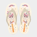 Chinelo Grendene 27467 Ipanema Fluffy Shine Infantil - Foto 3