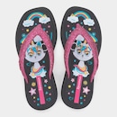 Chinelo Grendene 27467 Ipanema Fluffy Shine Infantil - Foto 3