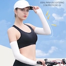 Kit Manguito Longo Térmico e Compressão Gold Sports Proteção Solar com 7 Pares - Adulto - Foto 6