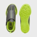 Chuteira De Society Puma Ultra 5 Play Velcro Infantil - Foto 4