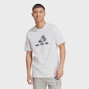 Camiseta adidas Estampada Logotipo Camo Masculina - Foto 1
