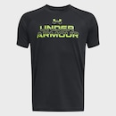 Camiseta Under Armour Tech Split Wordmark Infantil - Foto 1