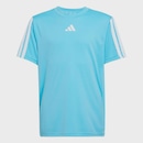 Camiseta adidas Essentials 3 Stripes Infantil - Foto 4