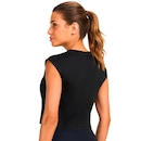 Camiseta Regata Alto Giro Relevo Feminina - Foto 2