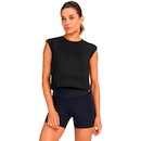 Camiseta Regata Alto Giro Relevo Feminina - Foto 3