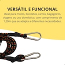 Elástico para Bagageiro DK com Mosquetão Metálico 1,20m Corda Elástica Reforçada para Carga - Foto 2