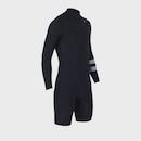 Short John Hurley Advantage 2/2mm Manga Longa Chest Zip Masculino - Foto 3