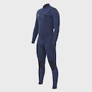 Long John Vissla Seven Seas 3/2 Chest Zip Naval Importado Masculino - Foto 1