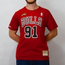 Camiseta NBA Chicago Bulls Rodman 91 - Masculina - Foto 2
