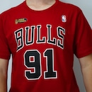 Camiseta NBA Chicago Bulls Rodman 91 - Masculina - Foto 4