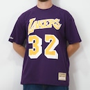 Camiseta NBA Oversized La Lakers Johnson 32 Masculina - Foto 2