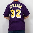 Camiseta NBA Oversized La Lakers Johnson 32 Masculina - Foto 6