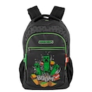 Mochila Sestini Grande 2 Compartimento Minecraft Icons Infantil - Foto 1