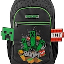 Mochila Sestini Grande 2 Compartimento Minecraft Icons Infantil - Foto 4