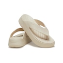 Sandália Feminino Crocs Getaway Plataform Flip Stucco - Foto 4