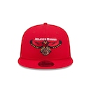 Boné New Era 9Fifty Atlanta Hawks NBA Hardwood Masculino - Foto 2