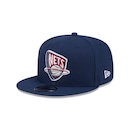 Boné New Era 9Fifty New Jersey Nets NBA Hardwood Masculino - Foto 1