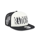 Boné New Era 9Fifty A-Frame Snapback Las Vegas Raiders NFL Masculino - Foto 3