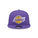 Boné New Era 9Fifty Los Angeles Lakers Q4 2025 NBA Hardwood Classic Injection Masculino - Foto 2