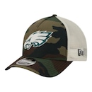 Boné New Era 940MC Philadelphia Eagles Salute To Service 25 Masculino - Foto 1
