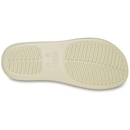 Sandália Feminino Crocs Getaway Platform Toe Loop Champagne Metallic - Foto 6