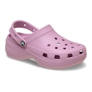 Sandália Crocs Classic Platform Clog Hydrangea - Feminino - Foto 2