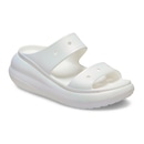 Sandália Crocs Crush Iridescent Sandal White - Unissex - Foto 2