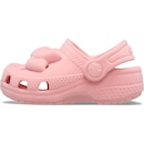 Sandália Crocs Littles Velvet Bow Powder - Infantil - Foto 3