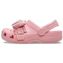 Sandália Crocs Classic Bow Clog K Powder - Infantil - Foto 3