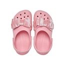 Sandália Crocs Classic Bow Clog K Powder - Infantil - Foto 5