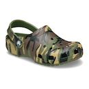 Sandália Crocs Classic Camouflage Clog K Army Infantil - Foto 2