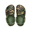 Sandália Crocs Classic Camouflage Clog T Army Infantil - Foto 5