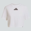 Camiseta Cropped adidas Training Feminino - Foto 4
