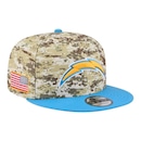 Boné New Era 950 Los Angeles Chargers Salute Service 25 Masculino - Foto 4