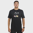 Camiseta Lost x Bob Esponja Fun Black - Masculino - Foto 3