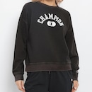 Blusão de Moletom Champion Relaxed Fleece Dye Crew Feminino - Foto 1