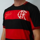 Camisa Do Flamengo Retrô Zico Bench Braziline - Masculino - Foto 4