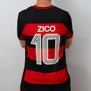 Camisa Do Flamengo Retrô Zico Bench Braziline - Masculino - Foto 6
