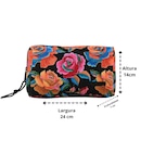 Maxi Necessaire Farm Ora Bolas G Rosas Pintadas Original - Foto 5