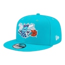 Boné New Era 950 Charlotte Hornets Hardwood Masculino - Foto 1