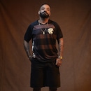 Camisa do Flamengo Consciência Negra Diamante Braziline - Masculina - Foto 2