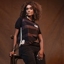 Camisa do Flamengo Consciência Negra Diamante Braziline - Feminina - Foto 2