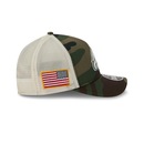 Boné New Era 9Forty M-Crown A-Frame Philadelphia Eagles NFL Salute Service 2025 Militar Masculino - Foto 6