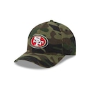 Boné New Era 9Forty M-Crown A-Frame San Francisco 49ers NFL Salute Service 2025 Masculino - Foto 1